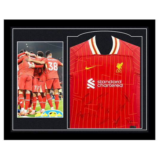 LIVERPOOL SQUAD SIGNED JERSEY